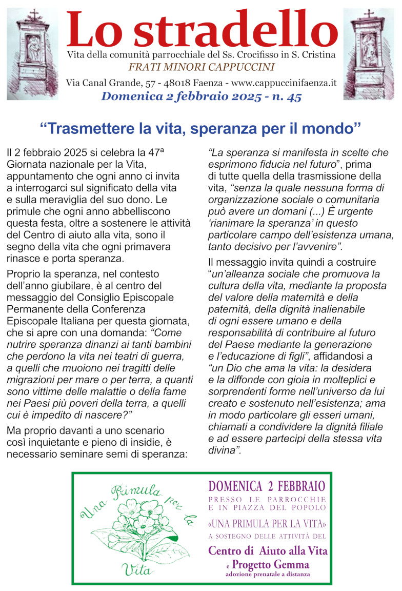 Lo Stradello n. 45 - 2 febbraio 2025