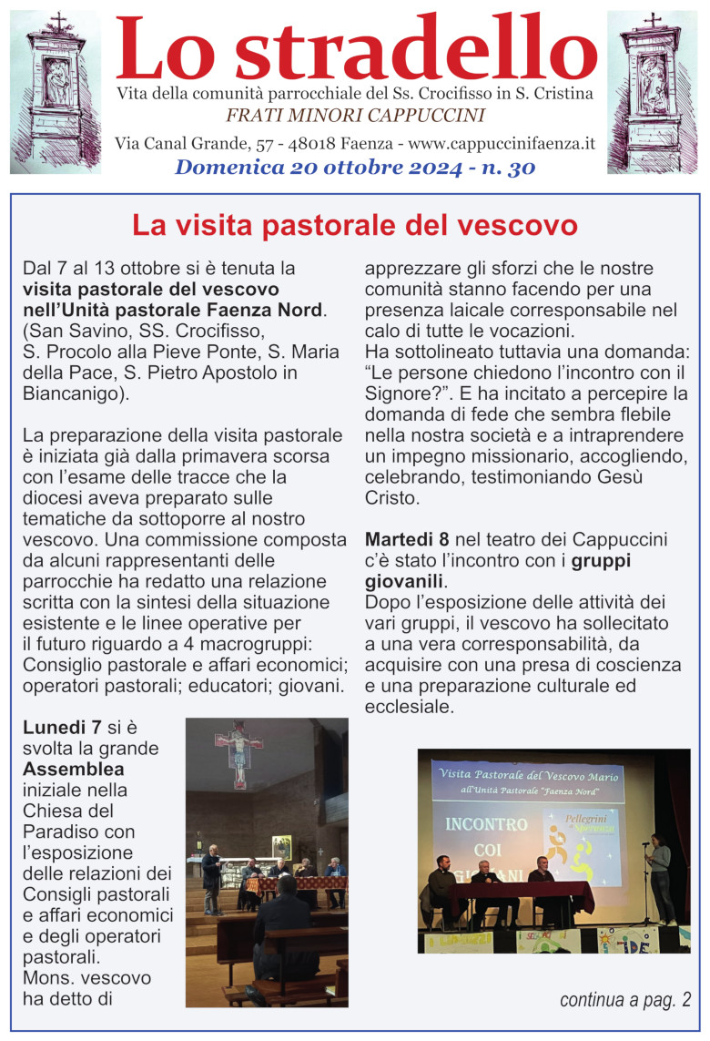 Lo Stradello n. 30 - 20 ottobre 2024